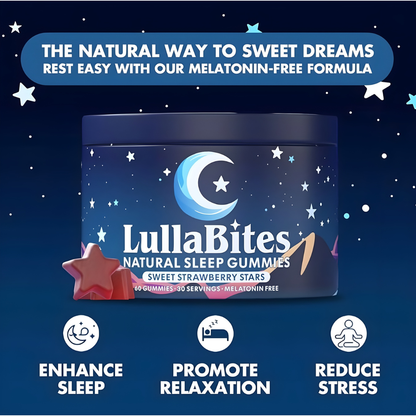 LullaBites Natural Sleep Gummies - (Melatonin Free)