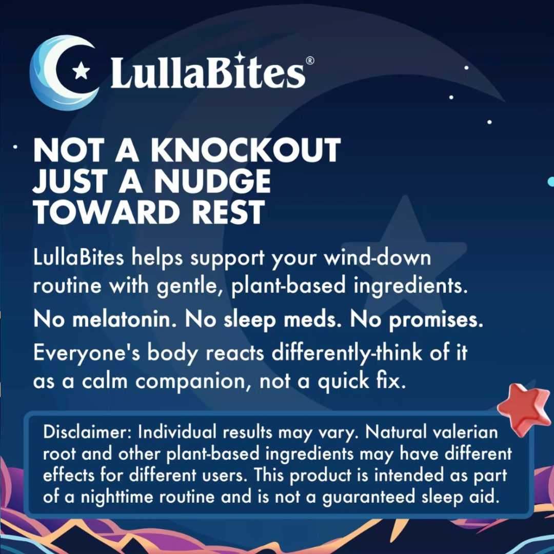 LullaBites Natural Sleep Gummies - (Melatonin Free)