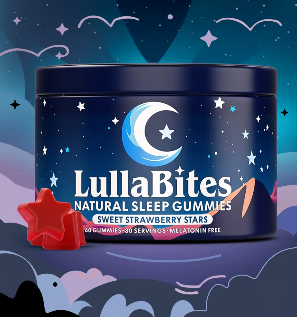 LullaBites Natural Sleep Gummies - (Melatonin Free)